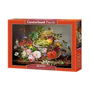 Castorland Puzzle 2000 Still Life with Flowers and Fruit Basket Gxp-620369  5904438200658