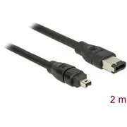 Delock Firewire 6-Pin - 4-Pin, 2M,  82577 4043619825776