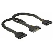 Delock Sata 15-Pin - x2, 0.2M,  60135 4043619601356