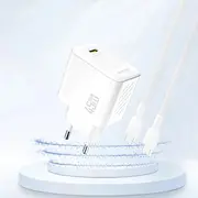 Dudao  sieciowa A28 Gan 45W Usb-C , Kompaktowa, 6976625334247