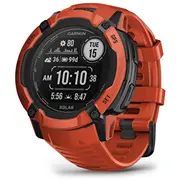 Garmin Instinct 2X Solar 2.79 cm 1.1 Mip 50 mm Digital 176 x pixels Touchscreen Red Gps Satellite  010-02805-01 753759319335 Siagarzeg0284