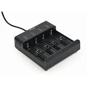 Gembird Battery charger Usb Ni-MhLi-Ion black  Bc-Usb-02 8716309121064 Azgemla00000001