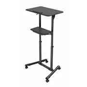Gembird  kółkami Tvs-Desk-01-Bk 8716309134187