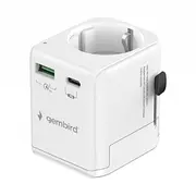 Gembird  adapter z ueniem 20W Tpa-Eu1A1C20-01-W 8716309134972