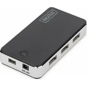 Hub Usb Digitus 7X Usb-A 2.0 Da-70222  4016032318859