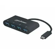 Hub Usb Manhattan 4X Usb-A 3.0 162746  0766623162746