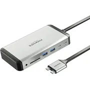 Hub Usb Promate Versahub-Mst 13-In-1 Dual Usb-C Multimedia / 4K Hdmi Usb3.0 150W  6959144061900