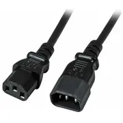 Kabel  Efb Kaltgeräteverl. C14 180-C13 180,Sw,5.0M,3X1.00Mm Ek503.5 4049759053048