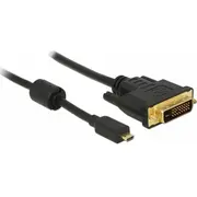 Kabel Delock Hdmi Micro - Dvi-D 1M  83585 4043619835850