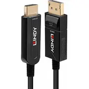 Kabel Lindy Cable Dp 1.2 auf Hdmi 18G Aoc 20M  38491 4002888384919