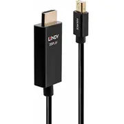 Kabel Lindy Displayport Mini - Hdmi 1M  40921 4002888409216
