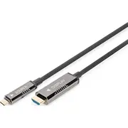 Kabel Usb Digitus Usb-C - Hdmi 20 m  Ak-330150-200-S 4016032482604