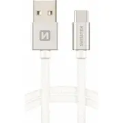 Kabel Usb Swissten Usb-A - Usb-C 2 m  Sw-Qu-Typc-3.1-2M-Si 8595217455351