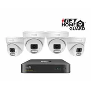 Kamera Ip iGET Homeguard Hgnvk84804 - kamerowy Poe set 2K Nvr 8Ch  4X zewnętrzna kamera 5060442178489