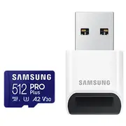 Karta Samsung Pro Plus Microsdxc 512 Gb U3 A2 V30 Mb-Md512Sb/Ww  8806094780680