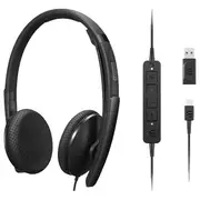 Lenovo 4Xd1M45626 headphones/headset Wired Head-Band Usb Type-C Black  195892090458 Perlevslu0026
