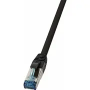 Logilink Patch Cat6A S/Ftp Awg27F. Industrie black 50M  Cq6145S 4052792049879