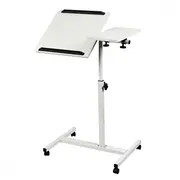 Maclean mobile desk/laptop stand, white, height adjustment 59-89Cm, max. 30Kg , Mc-121 W  5902211140269 Birmcnnow0005