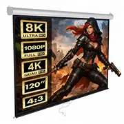 Maclean Projector screen 1203939 240X180Cm 43 Auto-Lock  Mc-591 5901549689839 Vcmclemm591