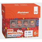 Marioinex Mini Waffle Building Blocks  City Fire Station, 280 pieces 906279 5903033906279 Klomnekon0027