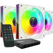 Mars Gaming Mf3Dprokitw Argb 120Mm Remote Control Computer Cooler Kit  8435693109969