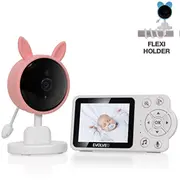 Niania Evolveo Baby Monitor N3, Lcd displej, Ir přísvit, růžová  Cam-3P 8595683204996