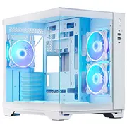 Chieftec Pc case Visio Gm-30W-T G-Op 6Xfans Argb white  Gm-30W-Tg-Op 753263079145 Kochfoc0Gm30Wtg