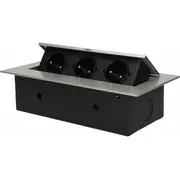 Orno Gniazda wne w b3x250V Ac z płaskim rantem  Or-Ae-1371/B 5901752488465