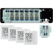 Salus Startpack Standar -  go ogrzewaniem podłogowym bez zarządzania Internet Kl06-M, Pl07, 4 x Vs30W 94507001 5902510014438