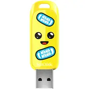 Sandisk  Usb 3.2,Ingot Type-A,130Mb/S,Fortnite Peely Edition,4X6 Box with Window,Global Sdczif-256G-G46 619659217525
