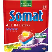 Somat All in 1 Extra Tabletki do zmywarki Lemon  Lime, 44 809251 9000101809251