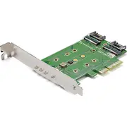Startech Pcie 3.0 x4 -2X M.2 B-Key  M-Key Pexm2Sat32N1 0065030865708
