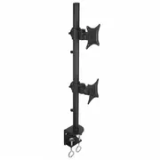 Techly Double twin desk Lcd / Led stand 13-27 inch double, black  020690 8054529020690 Ajteyl000020690