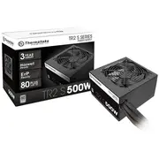 Thermaltake Power supply Tr2 S Black 500W 80 230V Eu, 2Xpeg, 120Mm, Single Rail  Ps-Trs-0500Npcweu-2 4717964401779 Kzttkz5Tr2S500B