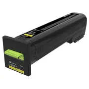Toner Lexmark 72K2Xye Yellow Oryginał  0734646587372
