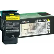 Toner Lexmark C540H1Yg Yellow Oryginał  0734646083485
