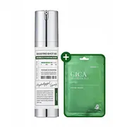 Tonymoly Skin627Set Boosting Shot 300  Cica With Green Tea Sheet Mask serum do 50Ml maseczka 22Ml 8809696985279