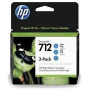 Tusz Hp Atrament 712 3-Pack 29-Ml Cyan Designjet Ink  3Ed77A 0193905352869