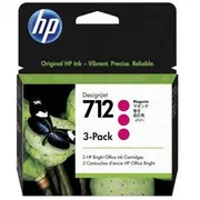 Tusz Hp Atrament 712 3-Pack 29-Ml Magenta Dj Ink  3Ed78A 0193905352876
