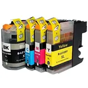 Uprint Brother 225Xl Bk 30MlCMY 13Ml  B-227/225Xl-4Pack-Up 3584770723651