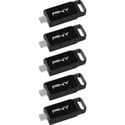 Usb-Stick 64Gb Pny Elite Usb 3.2 Type-C 5-Pack retail  P-Fd64Gx5Elc-Ef 0751492793665