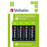 Verbatim  Aa / R6 2500Mah 4 49517 023942495178