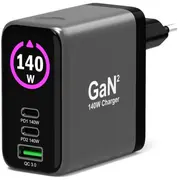 Zasilacz do laptopa Port Designs Charger Gan 140W/902140Peu  902140Peu 3567042031685