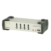 Aten 4-Port Ps/2-Usb Vga/Audio Kvmp Switch with Osd  Cs1734B Cs1734B-At-G 4710423775053