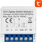Avatto  puszkowy Zigbee Lzwsm16-W2 Bez Neutralnego Tuya 6976037360865