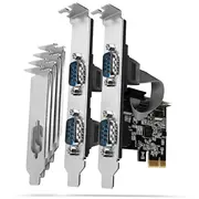 Axagon  Pcea-S4N, Pcie controller 4X Rs232 Pcea-S4N 8595247905413 Amaxnkppceas4N0