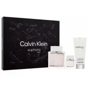 Calvin Klein Set Euphoria, Eau De Toilette, For Men, 100 ml 15 Miniature After-Shave Balm, Men  3616304678332