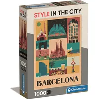 Clementoni Puzzle 1000  Compact Barcelona Gxp-919739 8005125398478