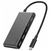 Connect 5-In-1 Usb-C Hub With/Dual Ports Silver  Avc022Hqsgy 0745883924295 201191