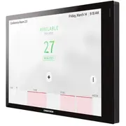 Crestron 7 in. Room Scheduling Touch Screen for Zoom Rooms Software, Black Smooth, includes one Tsw-770-Lb-B-S light bar and Tsw-770/1070-Msmk-Ang-B-S multisurface mount kit  Tss-770-Z-B-S-Lb-Mnt Kit 8592978612252